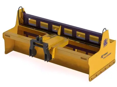K-Tec Tricerabox 3-Point Hitch Box Blade 3D model