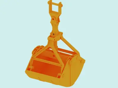 CLAMSHELL BUCKET  3D model
