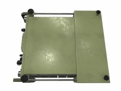 Radio military 3 3D model