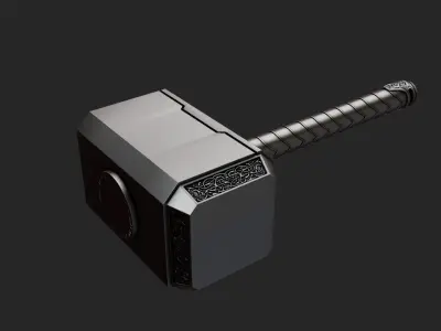 thor hammer  3D model purchase