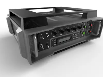 Military Radio Model 05 Low-poly 3D model