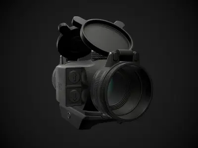 Vortex Optics Sparc II Red Dot Sigh Low-poly 3D model