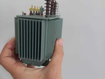 Electric transformer models 3D print model