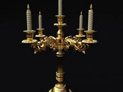 chandelier candle holder 3D model order