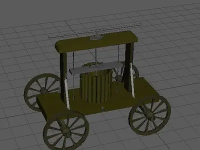 portable winepress 3D model