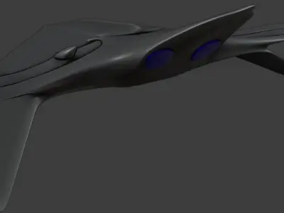 Alien Spaceship Low-poly 3D model buy