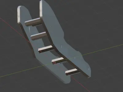 Schwelleraufsatz Free low-poly 3D model
