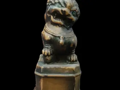 Chinese Statue Free 3D model
