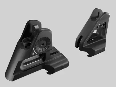 Peak 01 Sight Low-poly 3D model