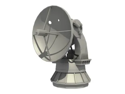 MK 92 STIR FIRE CONTROL RADAR 3D model