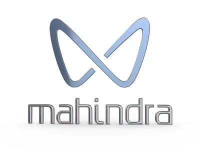 mahindra new logo 3D model by 3dlogoman