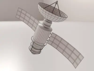 Satellite 3D model purchase