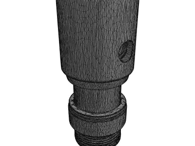 Precision Industrial Bearing Connector Part Low-poly 3D model