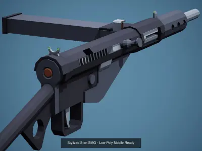 Small Stylized Weapon Pack vol 02 - Low Poly Game Ready