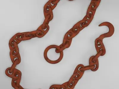 The Chain with loop 3D model