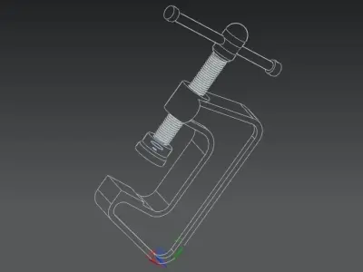 C CLAMP ASSEMBLY Free 3D model