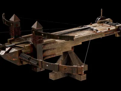 X Bow Gameready Free low-poly 3D model