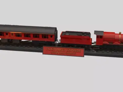 Hogwarts Express GWR 4900 3D model