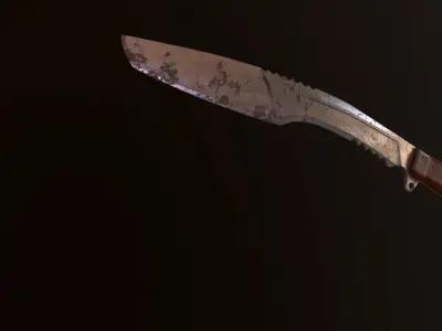 Knife - N Free low-poly 3D model