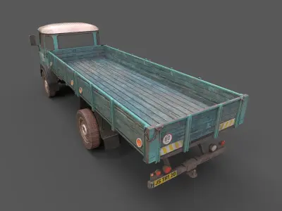 Game-Ready Truck Low-poly 3D model