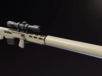 VSSK Vykhlop Low-poly 3D model