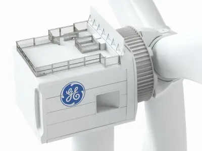 Wind Turbine GE Haliade-X 13MW 3D model