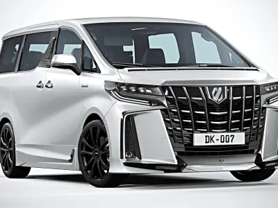 2018 Toyota Alphard TRD 3D model