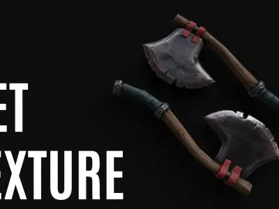 Game Ready Axe Low-poly 3D model