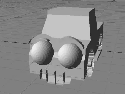 Cartoon Vehicle - Truck 3D model