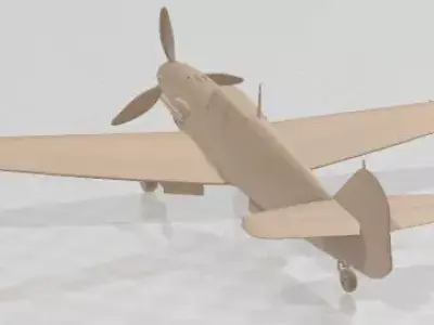 Messerschmitt BF 109 Printable Airplane 3D print model