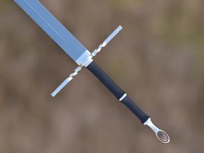 Greatsword Twisted Guard for G8F 3D model