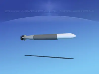 Mark 14 Torpedo Low-poly 3D model