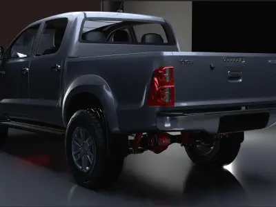 Toyota Hilux 2015 3D model