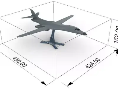 B-1B LANCER 3D print model