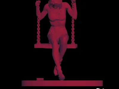 Batman ACE NOIR statue 3D print model