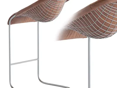 Cortina Barstool 3D model