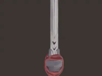 Stelezed sword Free low-poly 3D model
