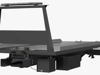 Flatbed Platform 3D model