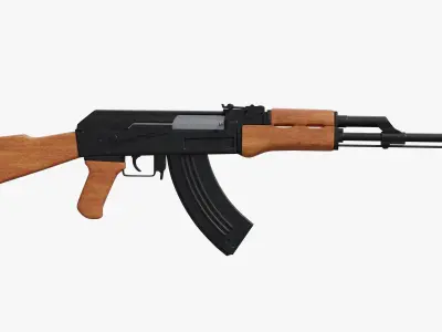 AK-47 3D model purchase
