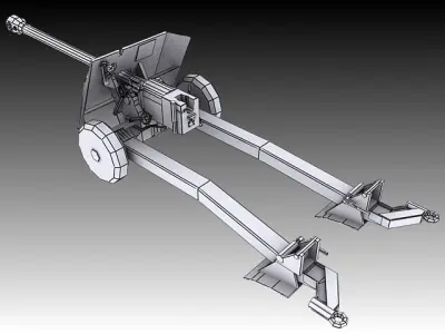 17 Pounder 3D model
