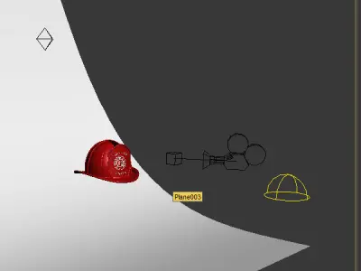 Fireman helmet 3D model