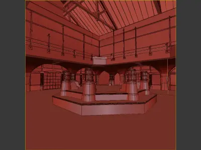 Tobacco Dock London 3D model