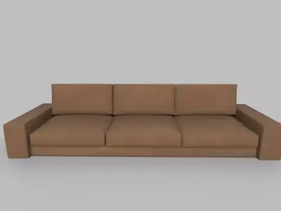  sofa three seater 3D model