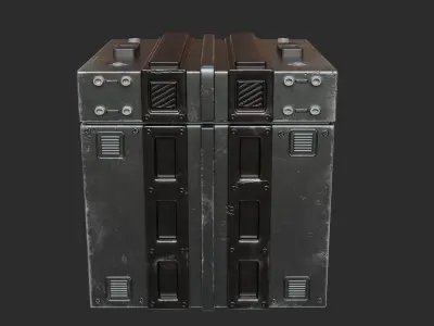 SciFi Military Box 3D model