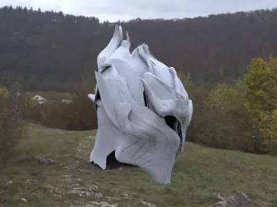 Fantasy Helmet 3D model