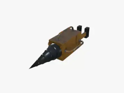 Drilling machine Low-poly 3D model buy