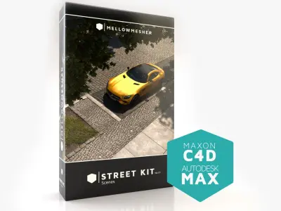 Street Kit Scenes Collection 3D model