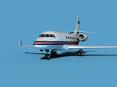 Dassault Falcon 2000 V11 3D model
