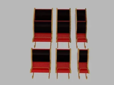 3D Sleigh Pack  3D model