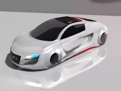 audi RSQ Free 3D model